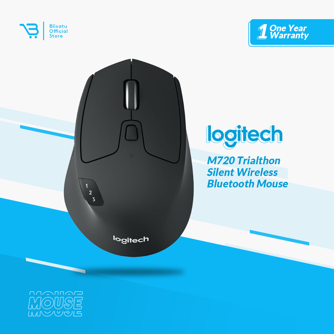 Logitech M720 Triathlon Multi Device Wireless Mouse Lazada Indonesia