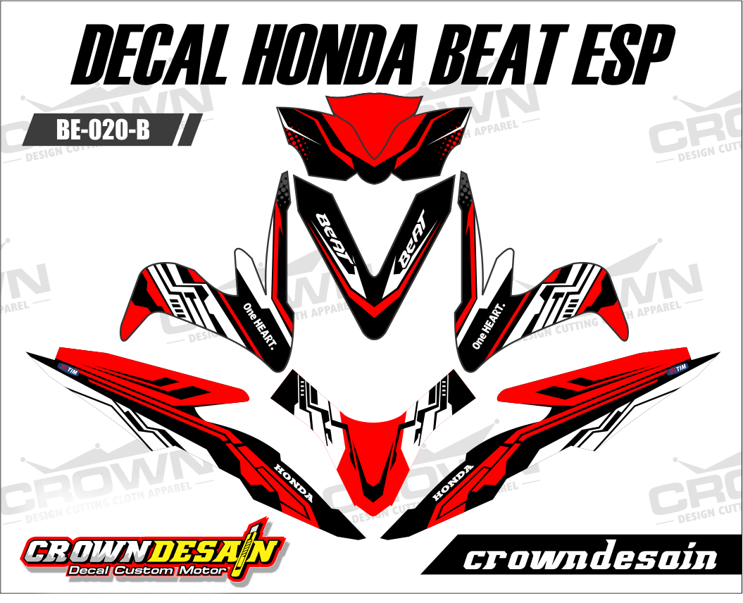 STICKER Decal Beat ESP Full Body MATRIXLINE MERAH BE020A Lazada Indonesia