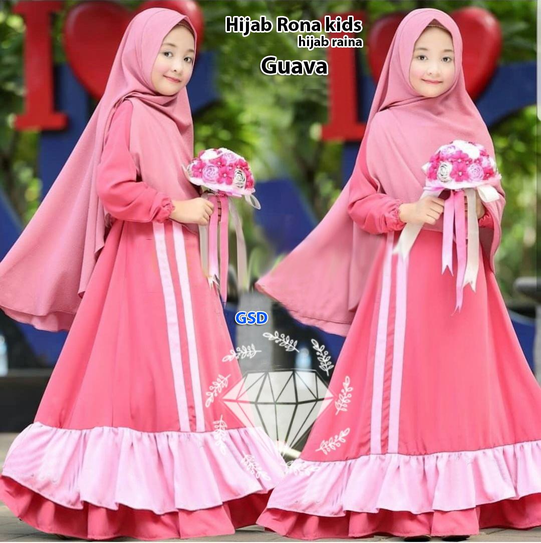 Model Busana Muslim 2022 Lazada  Baju  Muslim Anak  Perempuan 