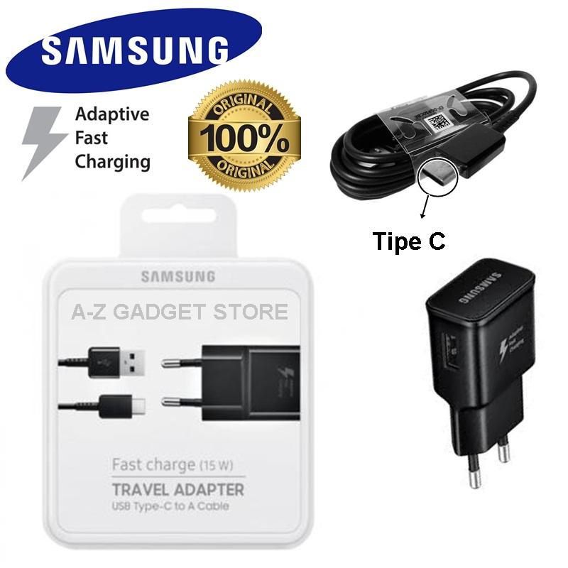 Samsung Original Type C Adaptive Fast Charging Charger For Galaxy S8 / S8 Plus - Hitam