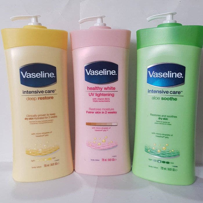 vaseline body lotion uv protection