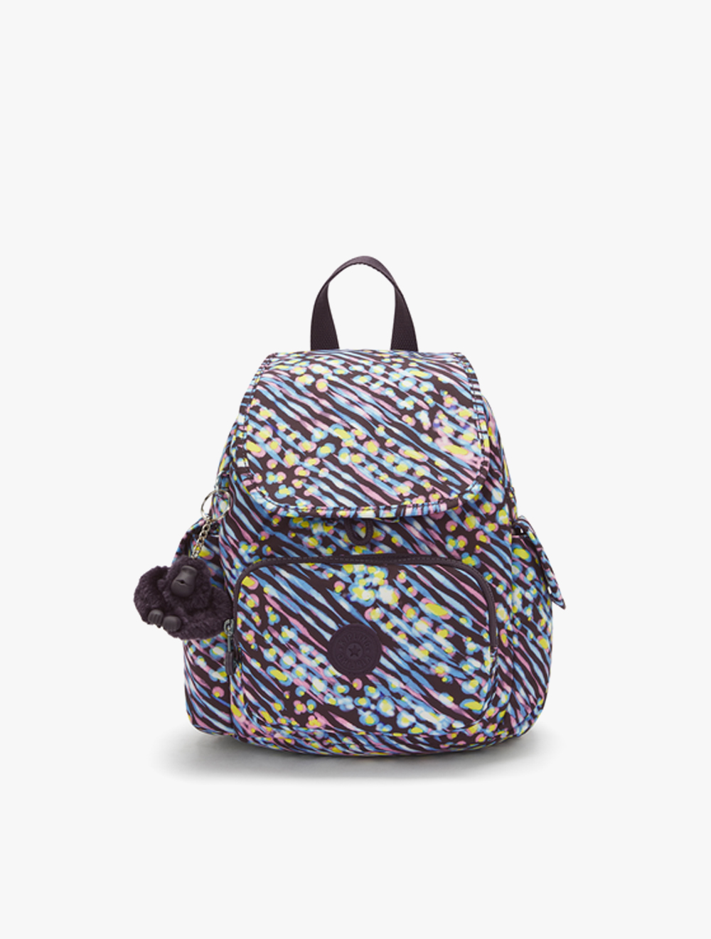 city pack mini backpack Kipling Black Noir The flap closure gives this City Pack a sporty and casual look. Rucksack City Pack Mini Kipling