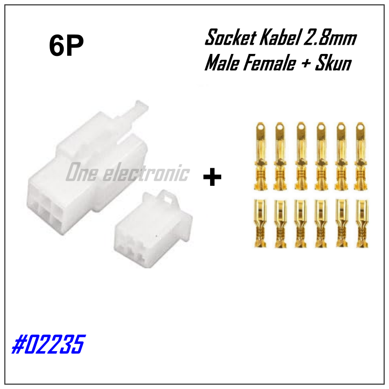 Socket Kabel terminal Male Female 2P 3P 4P 6P 9P Soket Sambungan kabel ...