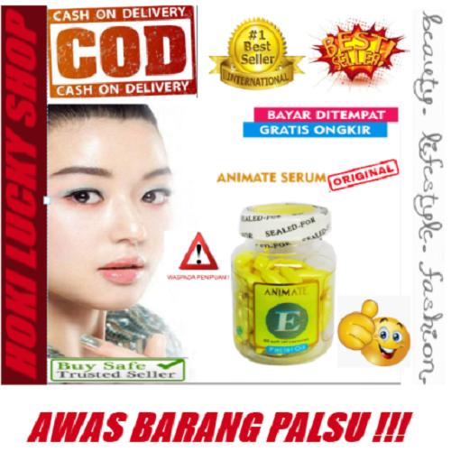 LUCKY COD - ANIMATE -Serum Gold - Vitamin Wajah - Serum Wajah - 60 Softgels - Garansi Orginal atau Uang Kembali