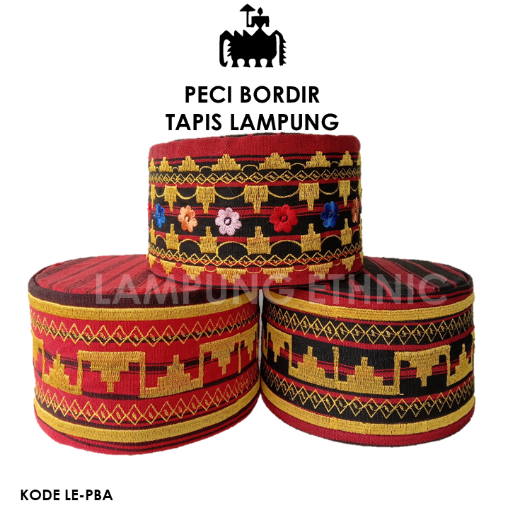 Lampung ethnic (Peci Tapis Bordir 