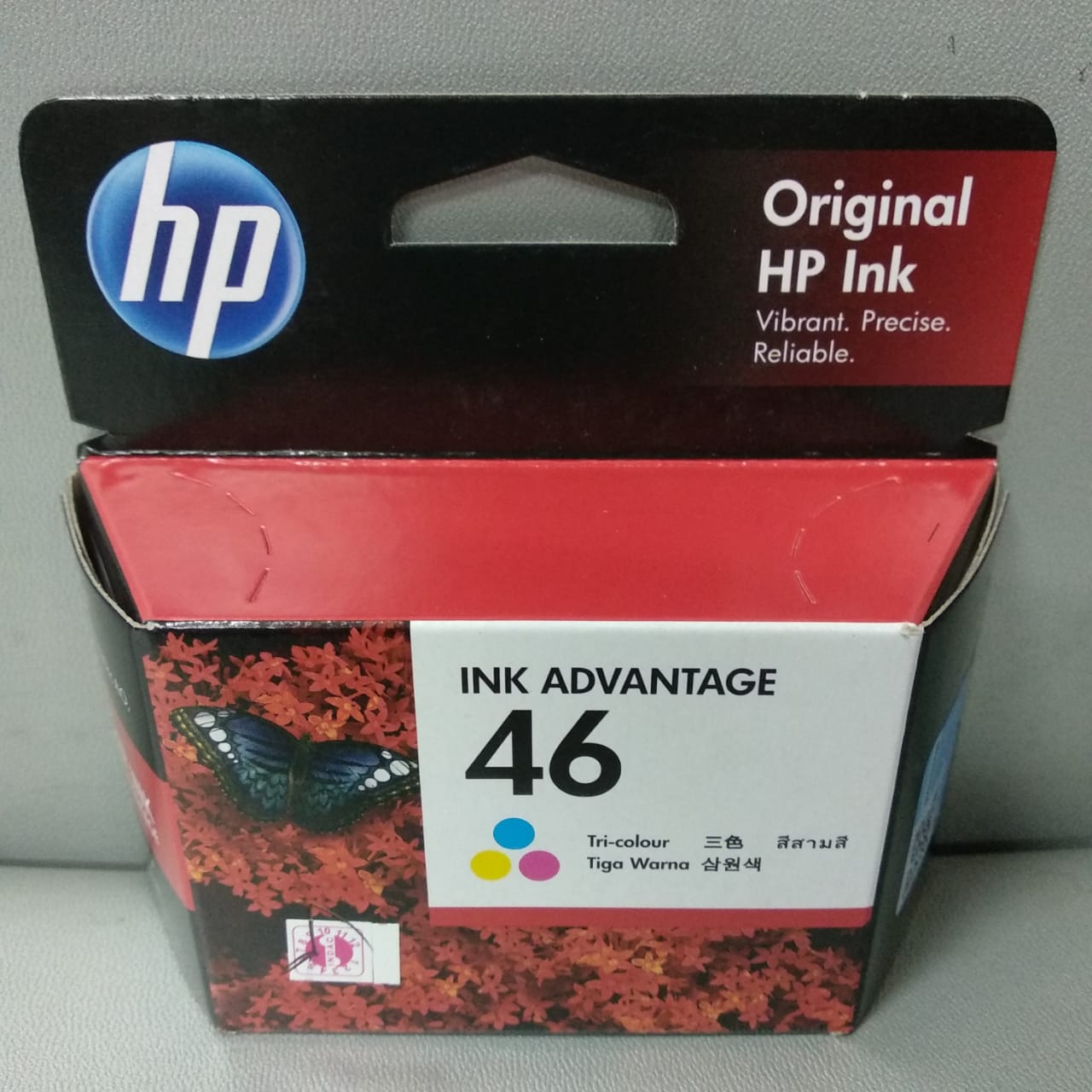 Tinta Printer HP 46 Tri Color 3 Warna Biru Kuning Merah | Lazada Indonesia