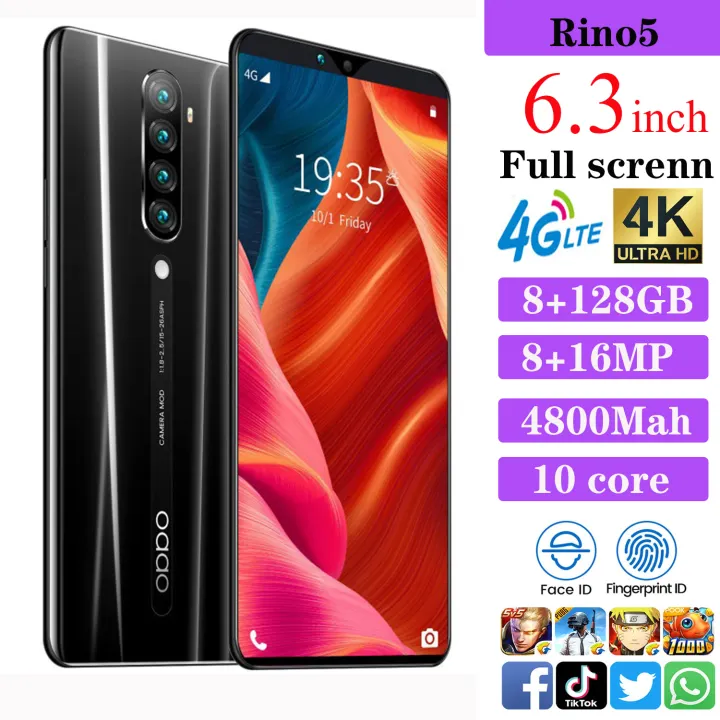 2021 Hot Sale Bisa Cod Hp Rino5 Pro Ponsel 6 3 Inci 8g Ram 128gb Rom Pengenalan Wajah Sidik Jari Membuka Ponsel Pintar Lazada Indonesia