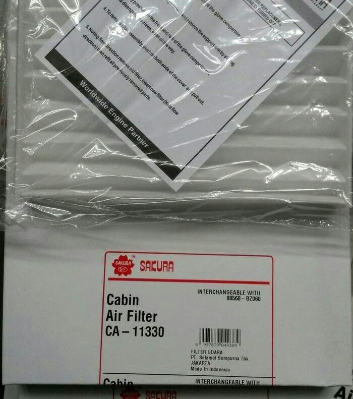 Ready Stock - Filter Udara AC Calya / Sigra Merk Sakura ...