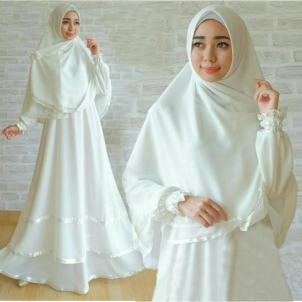HARGA PROMO!!! gamis Anggun Syari /anggun /gamis anggun / anggun baru / anggun putih 9 warna