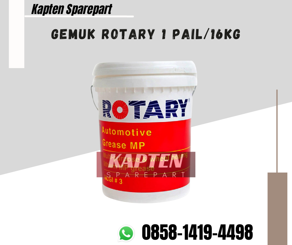Gemuk Rotary Wheel Bearing Grease Multi Purpose Besar 1 Pail / 16 Kg