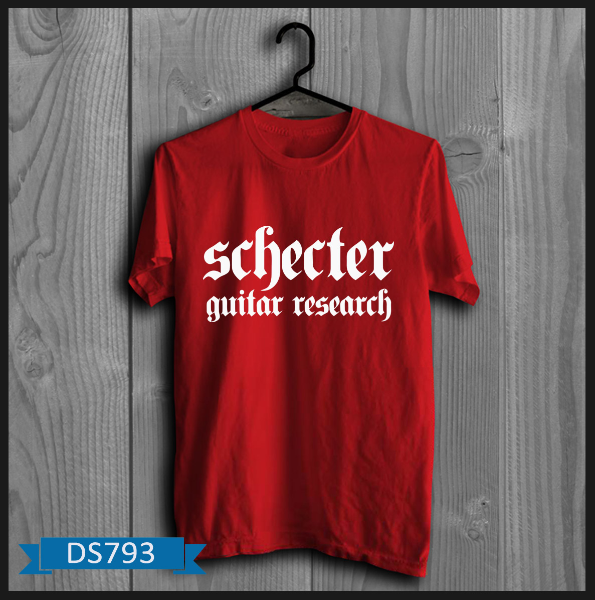 kaos distro musik schecter | Lazada 