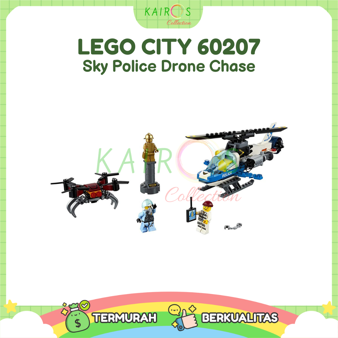 Lego City 60207 Sky Police Drone Chase Lazada Indonesia