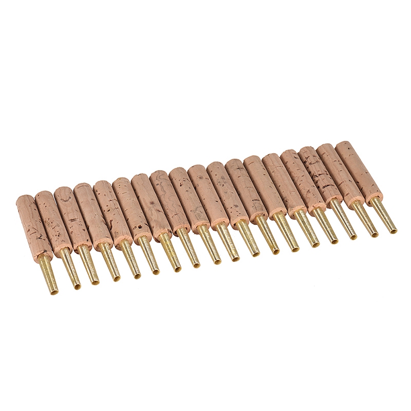 18Pcs/ Pack Oboe Reeds Staple Tubes Parts 47mm Handmade Oboe Reeds Woodwind Instrument Replacement Accessory