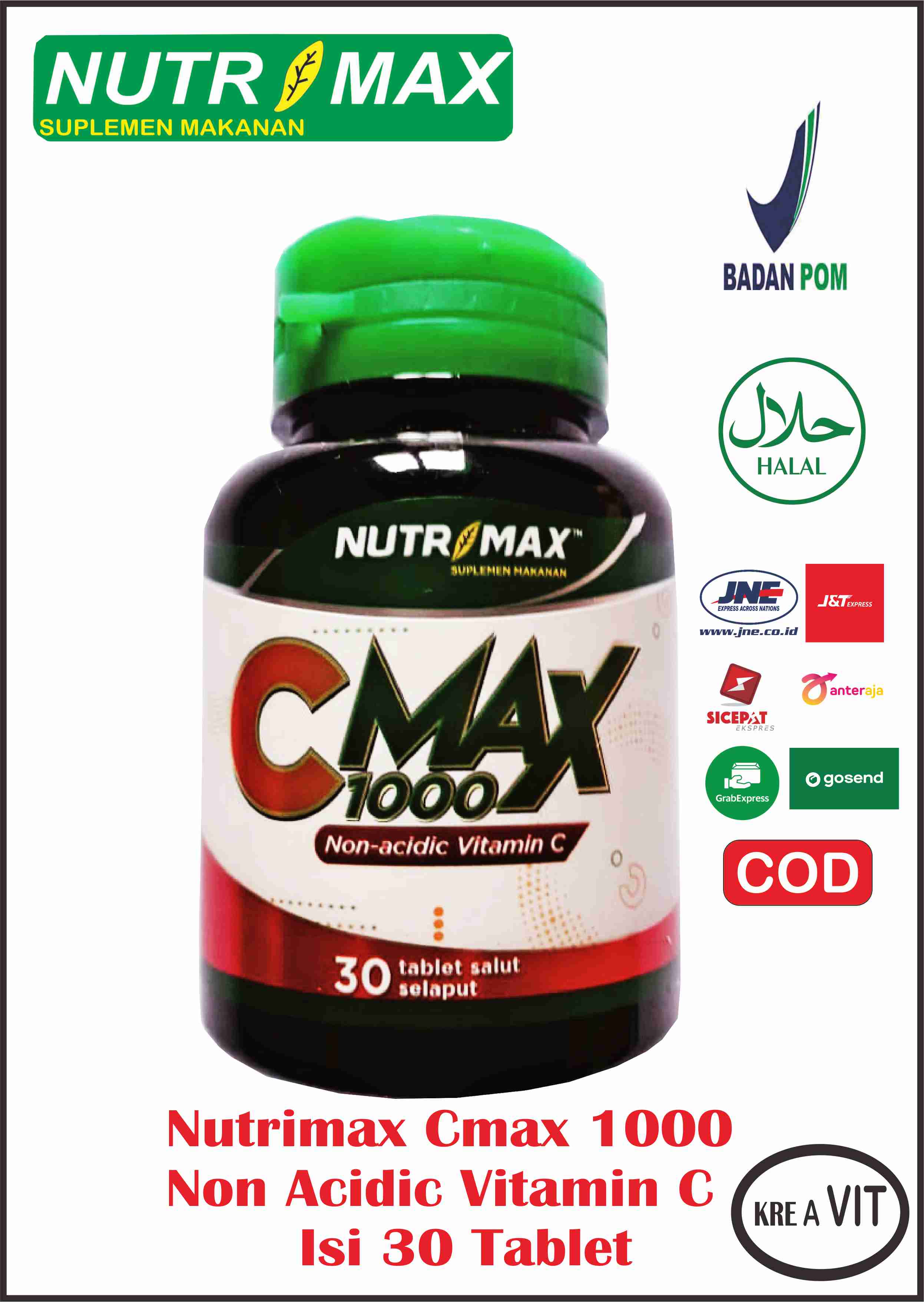 Max harga vitamin 1000 c NUTRIMAX C