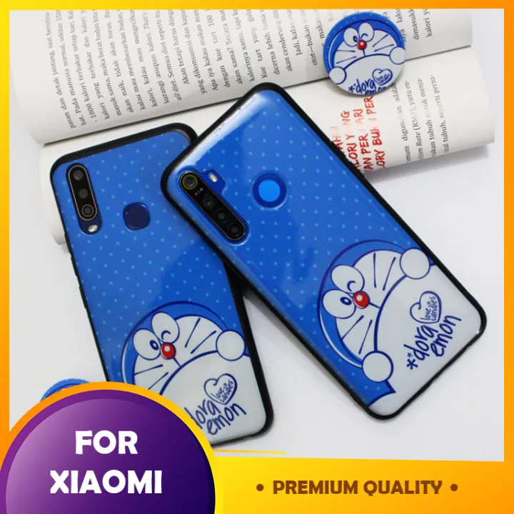 Softcase All Type Xiaomi Popsocket Case Karakter Doraemon Case Hp Xiaomi Redmi 4a Redmi 5 Redmi