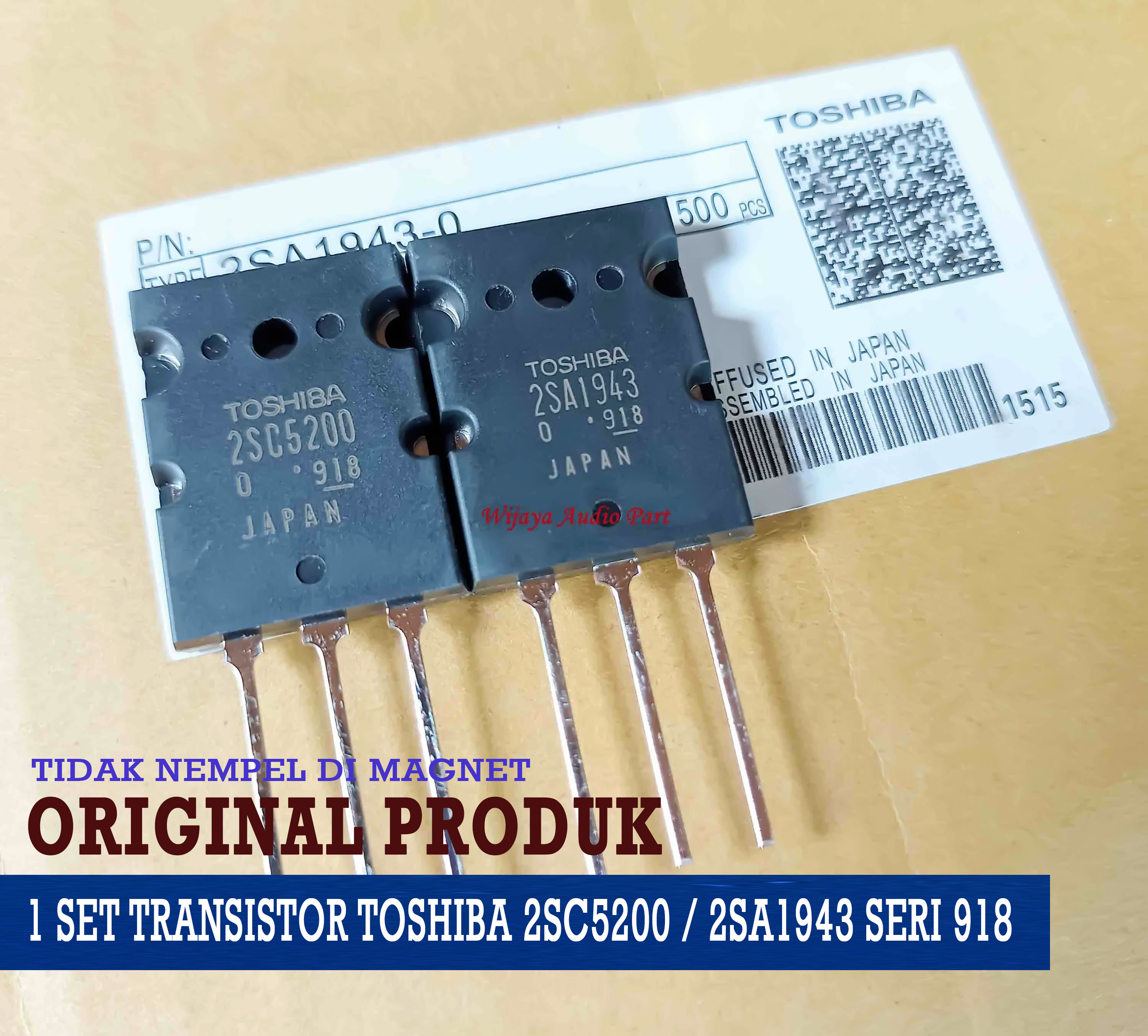 Transistor Panasonic 2SC1318A-R Originale Nuovo – TO-92 – Ricambio Elettronico