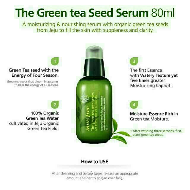 Green tea seed serum untuk apa