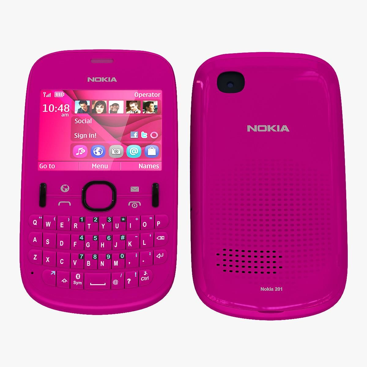 Handphone Hp Nokia Asha 201 Jadul Terlaris Terbaik Termurah Varian Warnanya Menarik Ready Stok New Refurbish Garansi 1 Bulan Tombol Qwerty