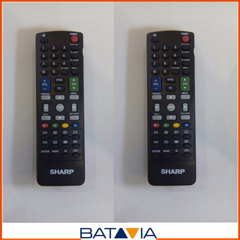 Sharp Remote Control Untuk TVLCD/LED Warna Hitam