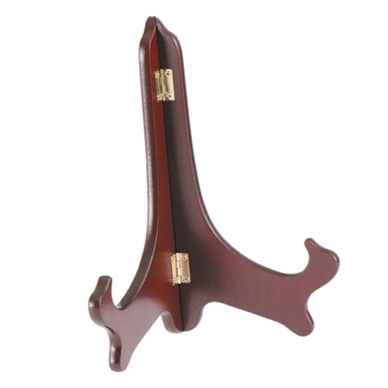 Homyl 4-14 Inch Chiều Cao Bằng Gỗ Gấp Hiển Thị Giá Vẽ Cho Tấm Tròn Đĩa Ảnh Khung Giữ Giá Đỡ Giá Đỡ