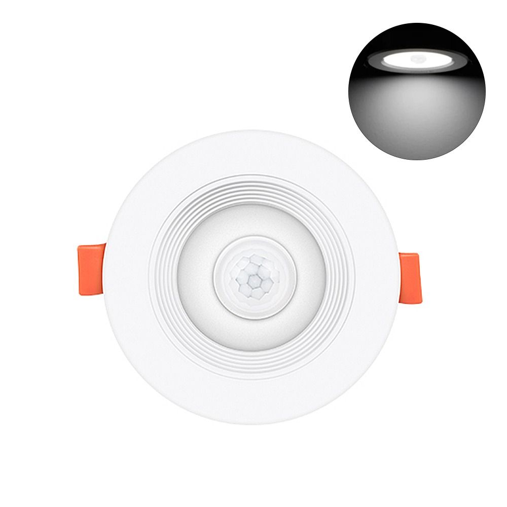 HOUSEWIFE SPACE Lõm Hồng ngoại Tự động tắt Dành cho hành lang lối đi Đèn trần Led Cảm biến chuyển động PIR Đèn cảm biến con người Đèn âm trần