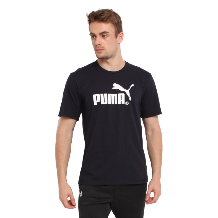 puma no 1 logo t shirt mens