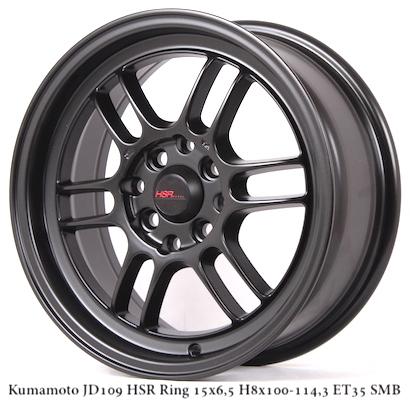 velg mobil racing kumamoto hsr r15 agya ayla brio jazz vios city single pcd