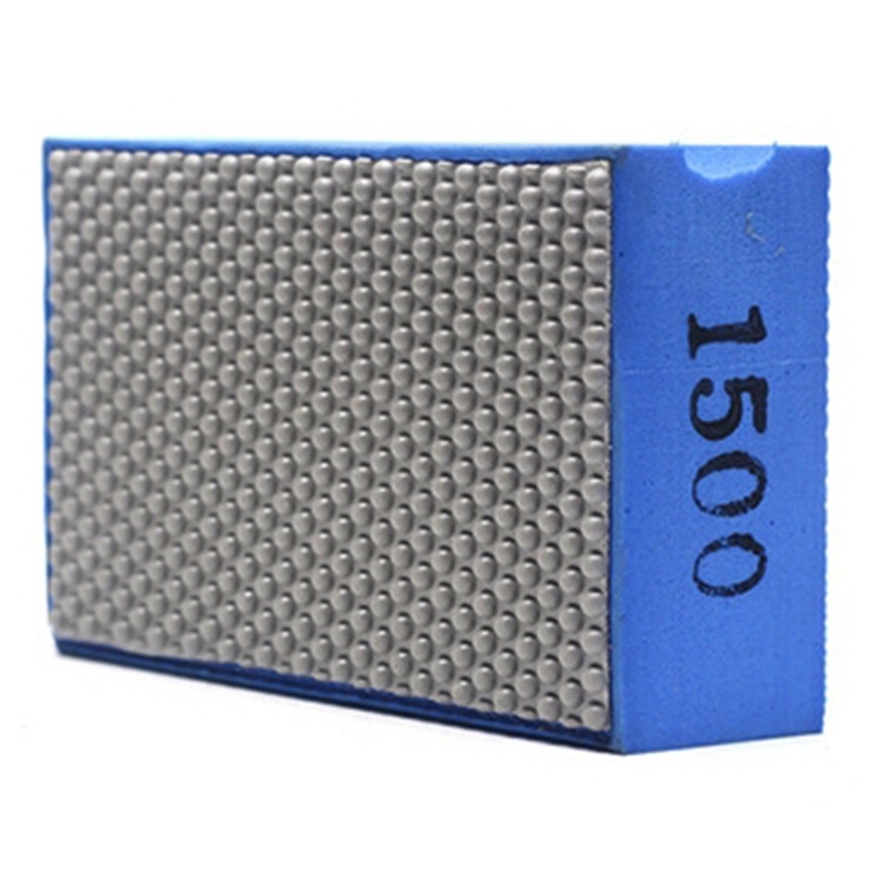 Diamond Hand Polishing Pad for Stone Glass Ceramic Marble Granite ,90x55mm