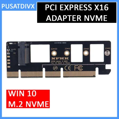 PCI Express x16 M.2 NVMe SSD NGFF M Key M2 PCIE PCI-E Adapter Komputer