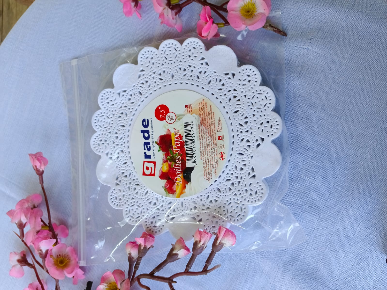 Grade Doilies Paper / BulatPutih / Alas Dasar Samir / Alas Kertas Tatakan Putih Lazada Indonesia