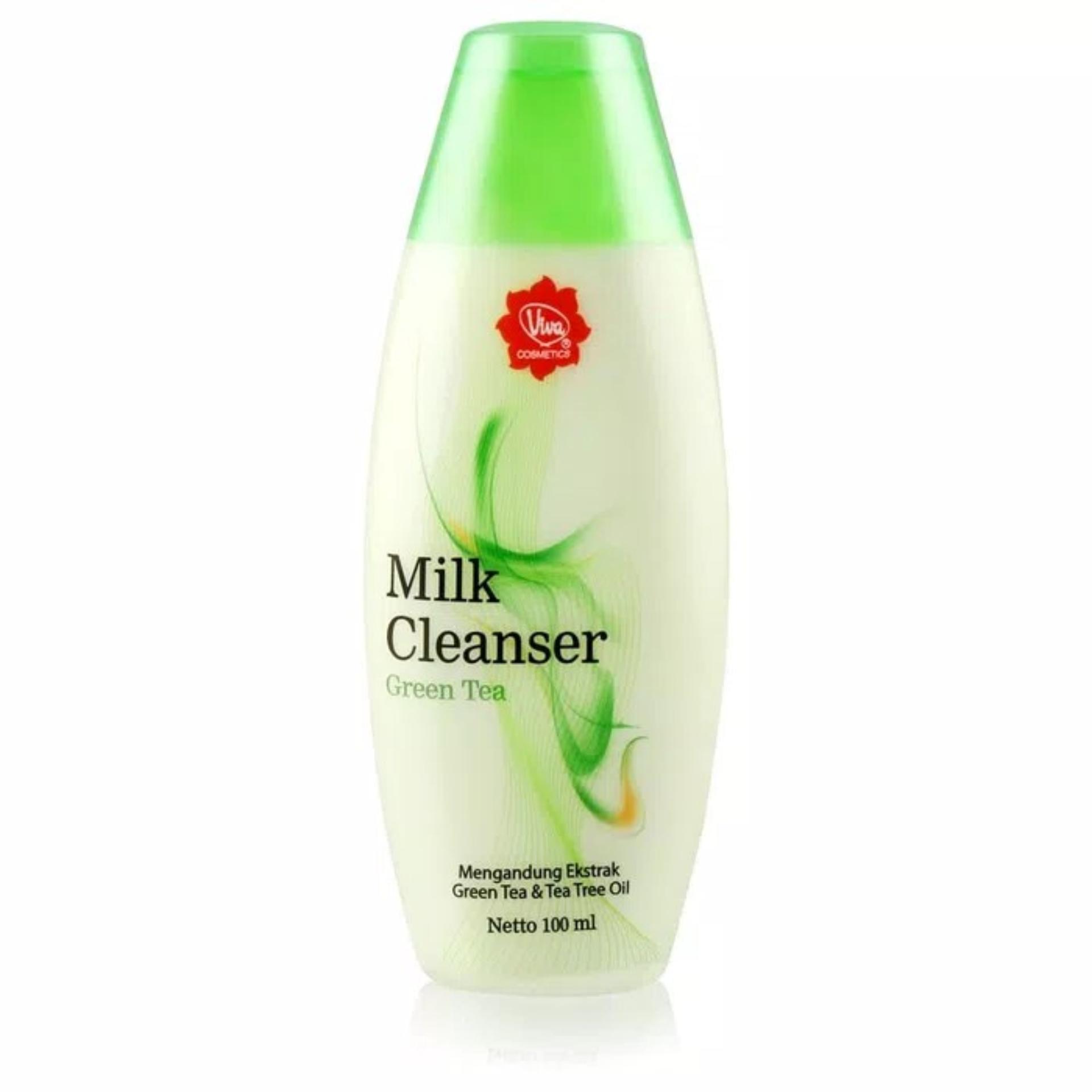 Viva Milk Cleanser Green Tea 100 ml Lazada Indonesia