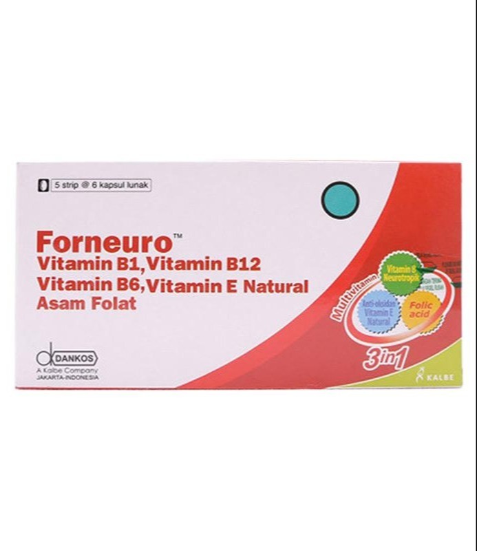 Forneuro Box Isi 30 Kapsul Lunak Mencegah dan Mengobati Defisiensi Vit