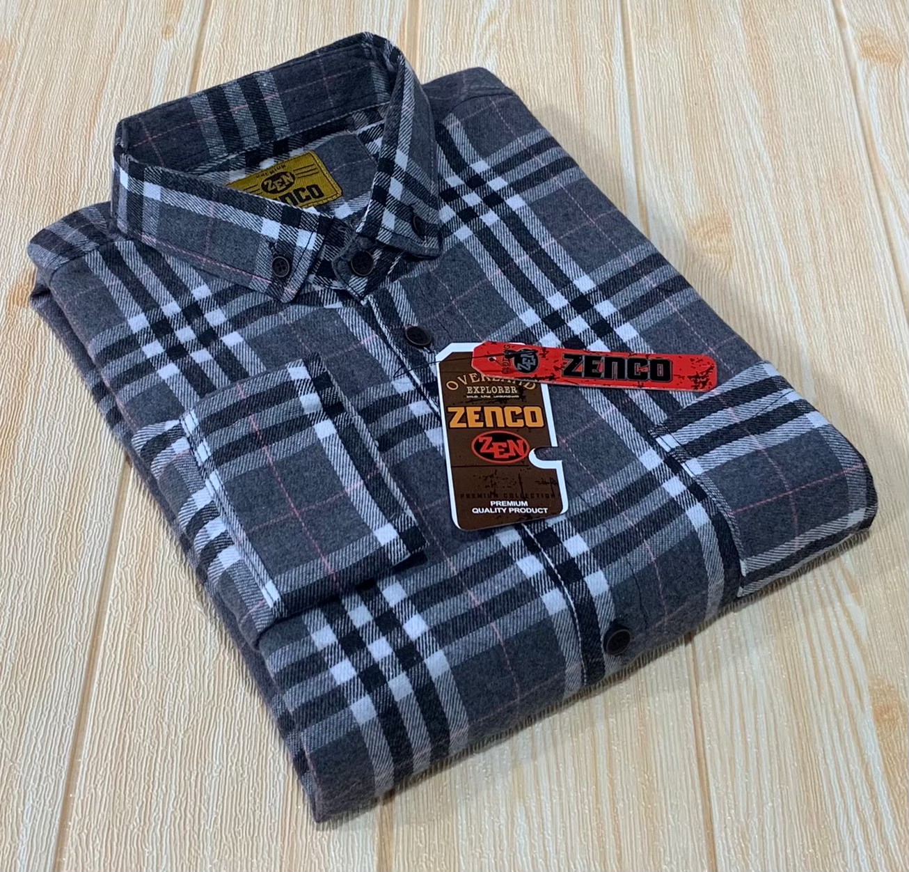 kemeja pria flanel lengan pendek terbaru trend exclusive