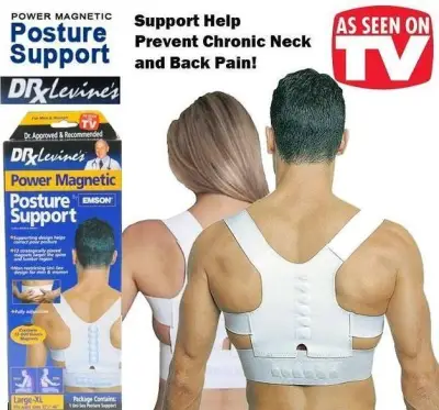 Power Magnetic Posture Sport / Korset Penegak Punggung / Terapi Penyangga Tulang Punggung Bengkok