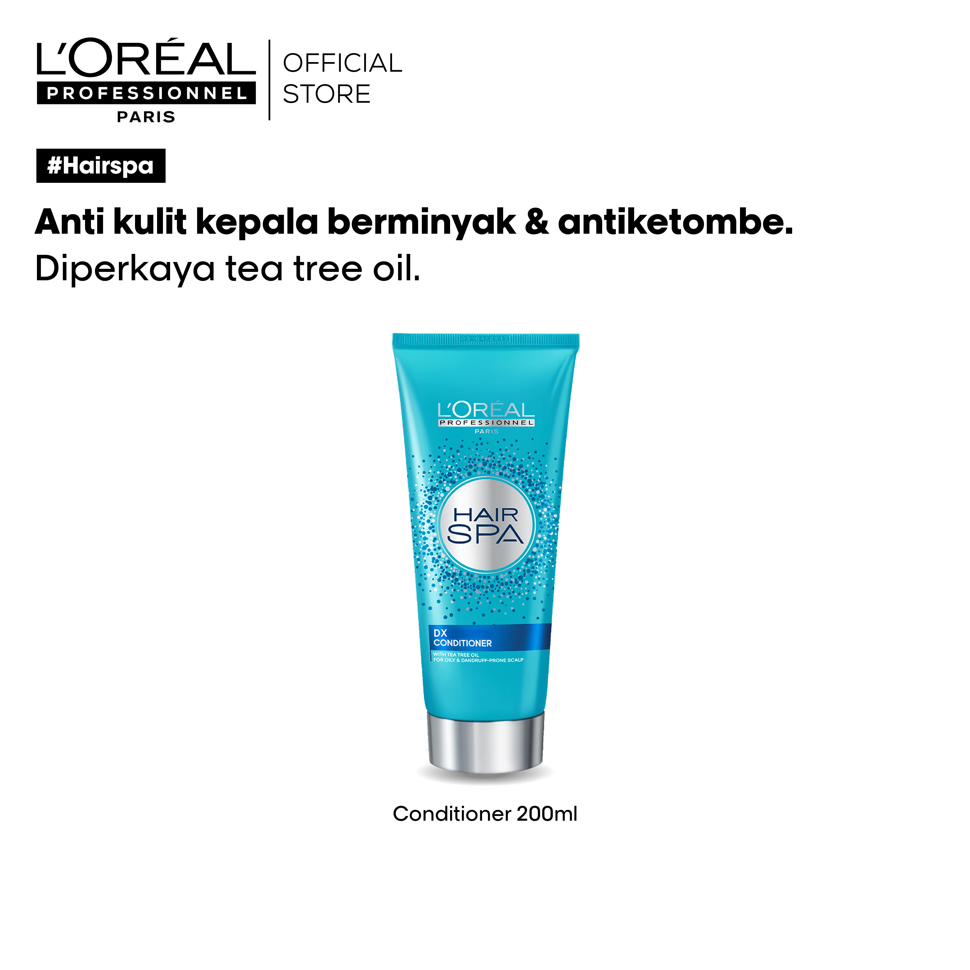L'Oreal Professionnel Hair Spa DX Conditioner 200ml Untuk Ketombe