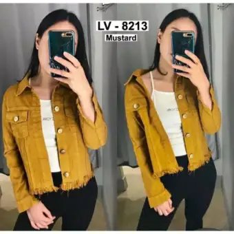 jaket levis mustard