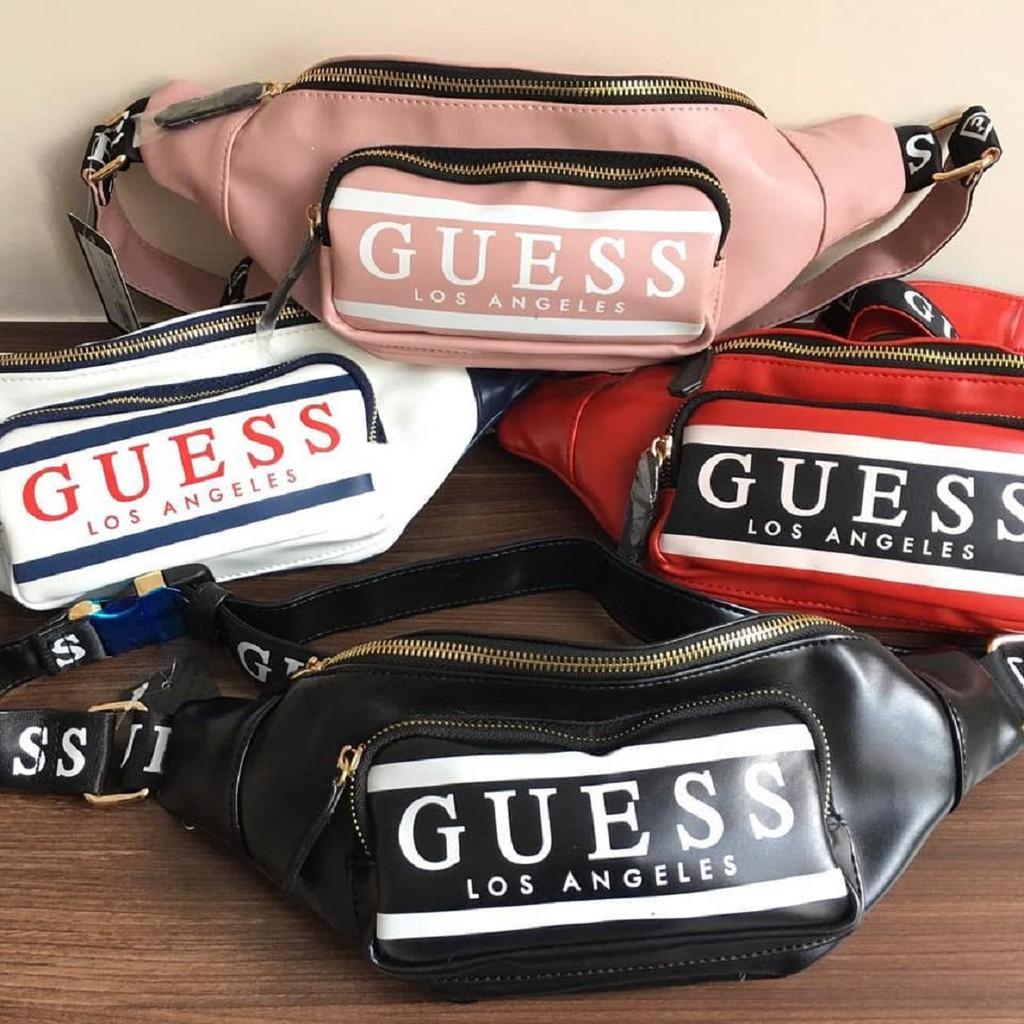 guess los angeles waist bag