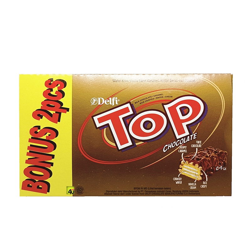 Delfi TOP Wafer Chocolate [24 pcs / Box] | Lazada Indonesia