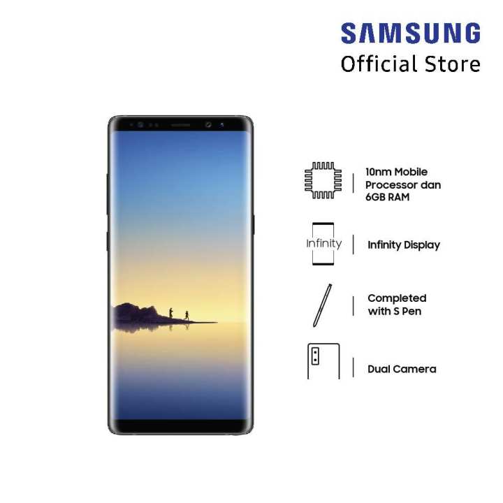 Samsung Galaxy Note8 - Midnight Black