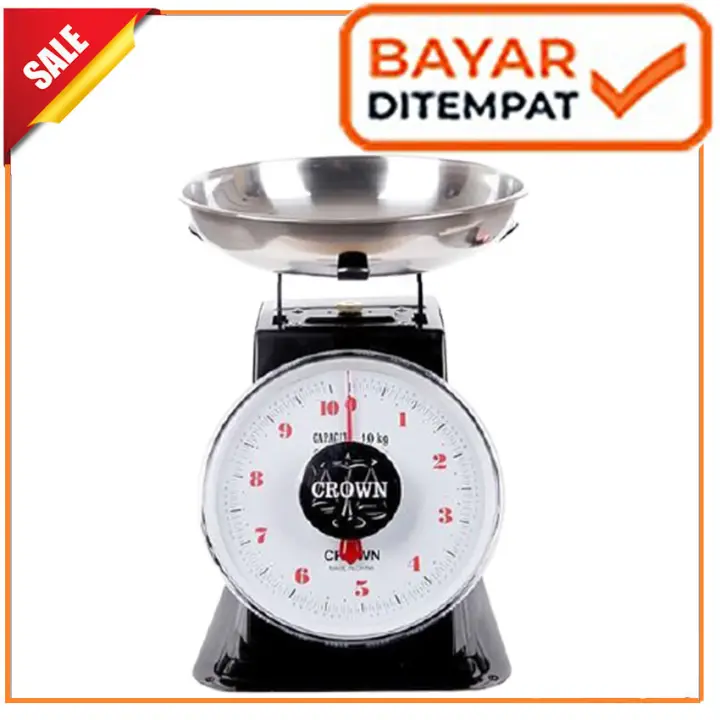 Timbangan Duduk Timbangan Jarum Crown 10 Kg Mangkuk Stainless Lazada Indonesia