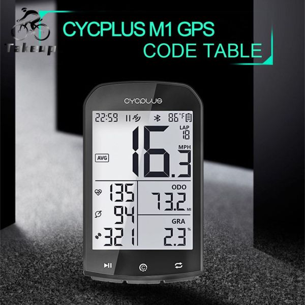 Takeup [Còn Hàng] Máy Tính Đạp Xe GPS Thông Minh Máy Tính Xe Đạp BT 4.0 ANT + Không Dây Đồng Hồ Tốc Độ Kỹ Thuật Số Đèn Nền Máy Tính Xe Đạp Chính Xác IPX6