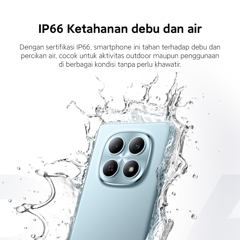 Xiaomi Redmi Note 15 (8/128 GB) (8/256 GB) | Baterai besar 6000mAh | Kaca layar dengan daya tahan tinggi | IP64 Ketahanan debu dan air | Kamera super jernih 108MP [Xiaomi Indonesia Store] - Gambar 4