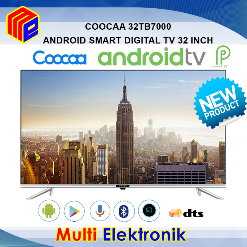 Coocaa 32 inch Android TV / AI TV / Smart TV / Digital TV - 32TB7000