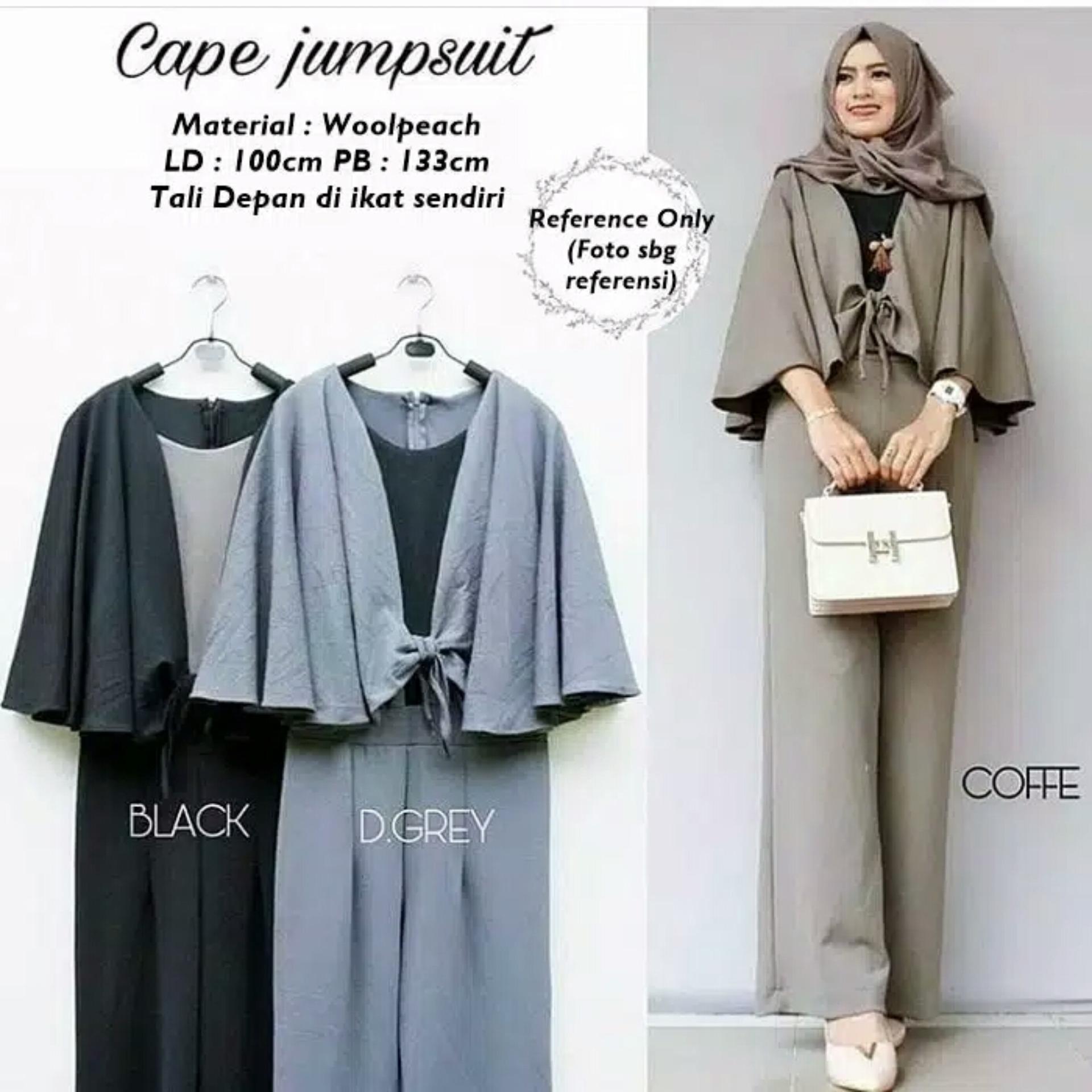 K Fashion / Cape Jumpsuit / ANTING WANITA / Baju kantoran / Fashion Hijab Kantor / Dress Pesta / Setelan Hijab Modern / HELM BOGO / kebaya modern