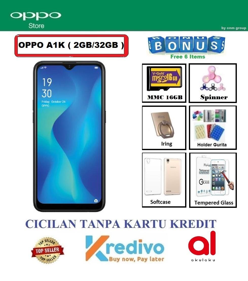 OPPO A1K Ram 2GB/32GB - Ciicilan Tanpa Kartu Kredit + Paket 6 Acc