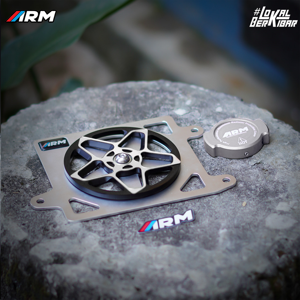 Cover Radiator Spiner 3D Bintang ARM + Leher Radiator