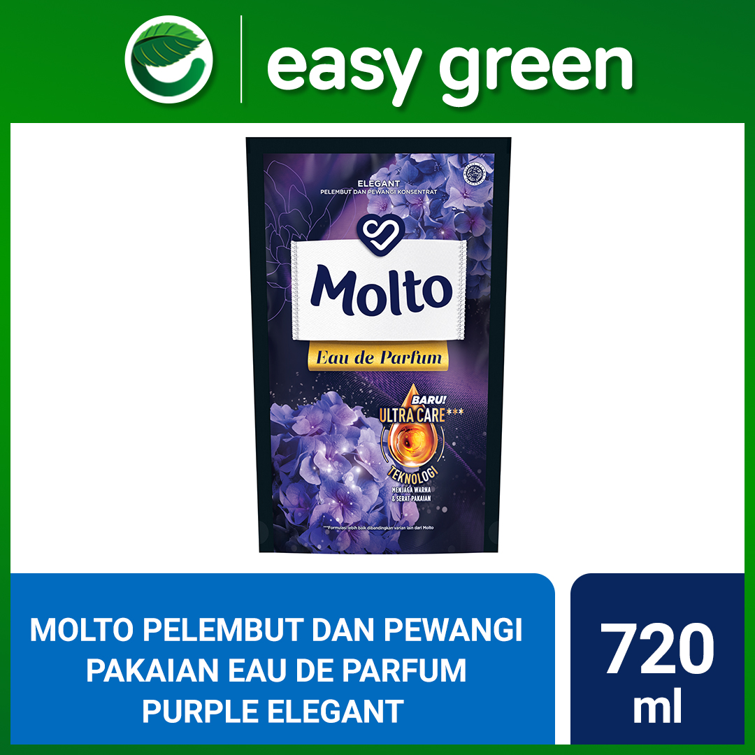 Molto Pelembut Dan Pewangi Pakaian Eau De Parfum Purple Elegant 720ml Lazada Indonesia 5109