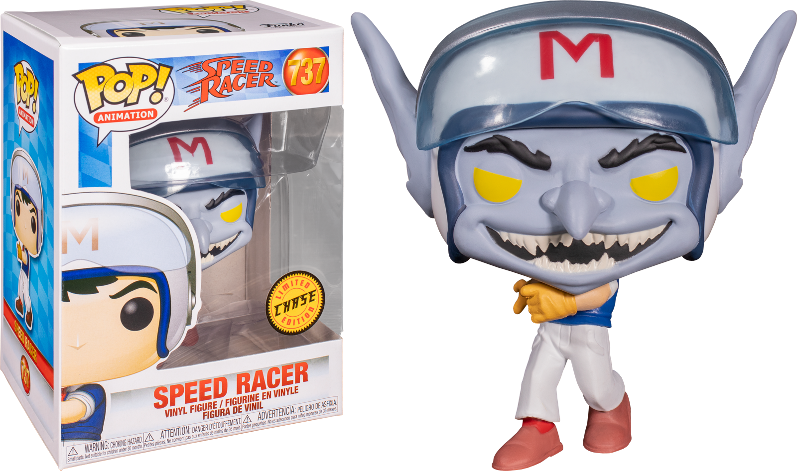 Funko Pop Speed Racer Mahha Go Go Evil Speed With Helmet Chase Lazada Indonesia