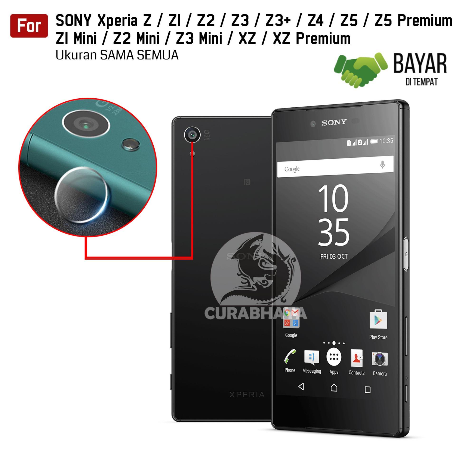 Lens Screen Protector for Sony Xperia Z / Z1 / Z2 / Z3 / Z4 / Z5 / Z5+ Plus / XZ / Compact / Mini / Premium / Docomo | Fleksible Tempered Glass Camera Lensa Anti Gores Kamera - Bening