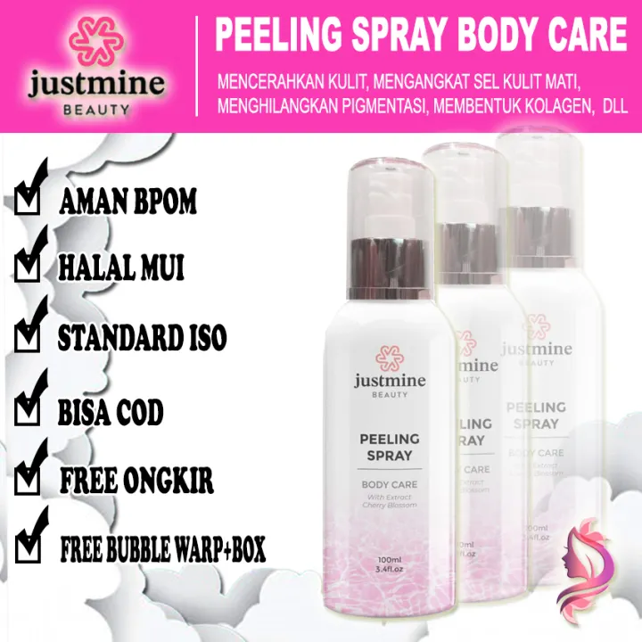peeling spray justmine